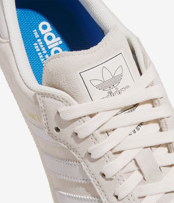 adidas Skateboarding Samba ADV Chaussure (core white greonie carbon)