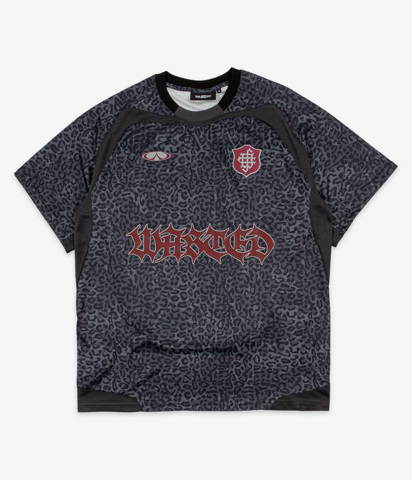 Wasted Paris Cheetah Football Jersey T-Shirt (black camo)