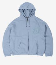 Wasted Paris Kingdom Curve Destroy Boxy Zip-Hoodie (light blue)