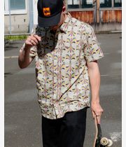RVCA La Eye Floral Camicia (light khaki)