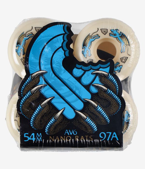 Powell-Peralta Dragons Nano Rat AV6 Asymmetrical Medium Ride Kółka (offwhite) 54 mm 97A czteropak