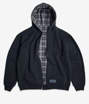 Yardsale Reversible Flannel Zip-Sweatshirt avec capuchon (blue)