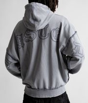 Wasted Paris Kingdom Curve Faded Zip-Hoodie (faded navy)