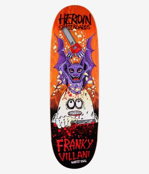 Heroin Skateboards Villani Guest Egg 9.5" Skateboard Deck (multi)