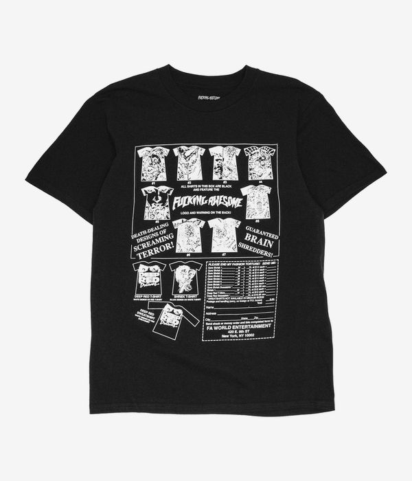 Fucking Awesome Gore Shriek T-Shirt (black)