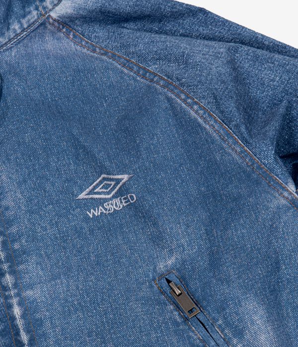 Wasted Paris x Umbro Trompe L' Oeil Jacke (washed blue)