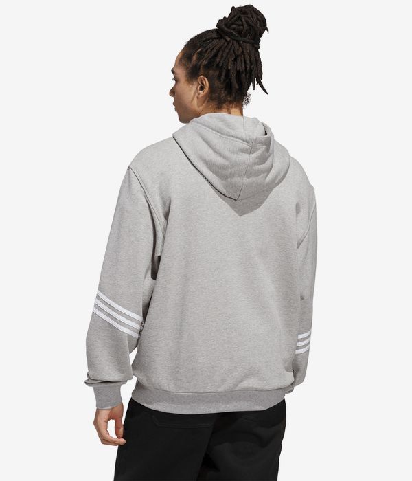 adidas Classic Hoodie (medium grey heather white)