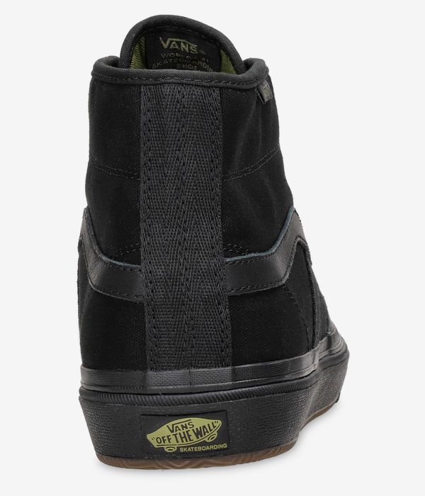 Vans Crockett High Shoes (butter leather black black)