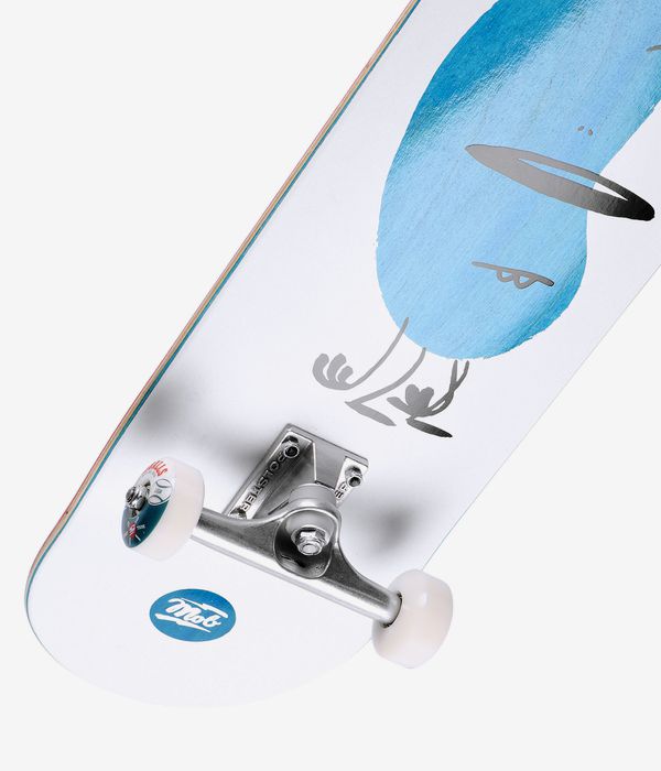 MOB Arrow 8" Complete-Skateboard (white)