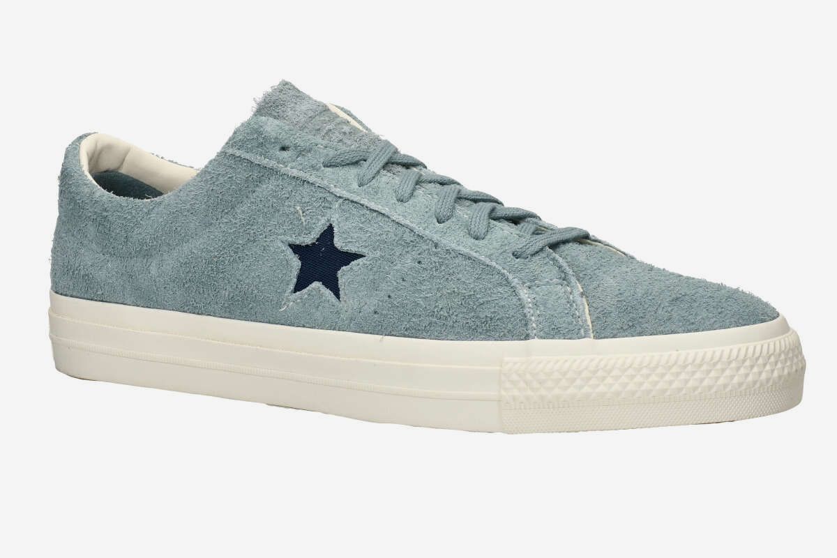 Converse CONS One Star Pro Vintage Suede Schuh (tidepool grey navy egret)