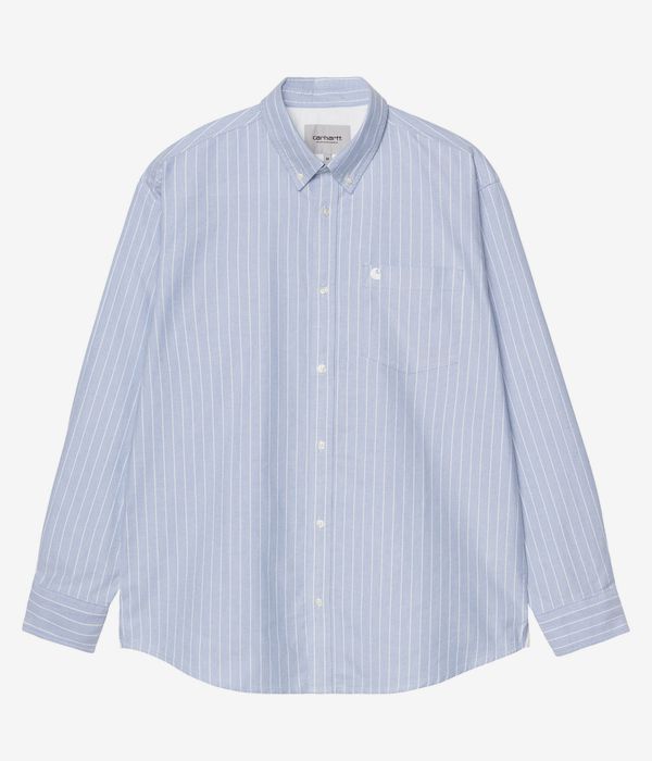 Carhartt WIP Cassel Oxford Shirt (stripe bleach white)