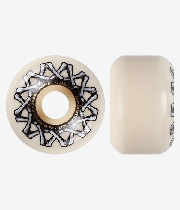 Bones X Formula V6 Wheels (white grey) 54 mm 97A 4 Pack
