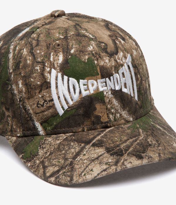 Independent Span Logo Snapback Cap (realtree apx)