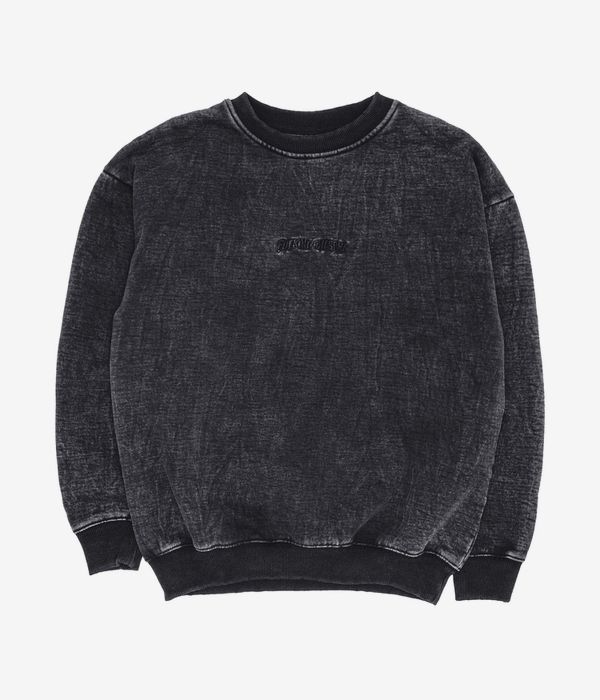 Fucking Awesome Little Stamp Snow Wash Sweatshirt (black)