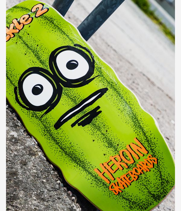 Heroin Skateboards The Pickle 2 11.125" Planche de skateboard (green)