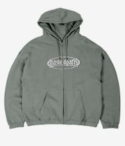 Wasted Paris Yard Boxy Zip-Hoodie (loden green)