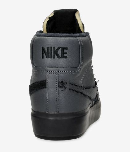 Nike Sb Zoom Blazer Mid Edge Shoes Iron Grey Black Buy At Skatedeluxe