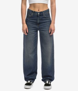 Carhartt WIP W' Arin Pant Corganic Fairfield Vaqueros women (blue dark used wash)