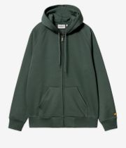 Carhartt WIP Chase Zip-Sweatshirt avec capuchon (sycamore tree gold)