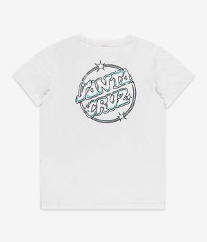 Santa Cruz Glint Dot Camiseta kids (white)
