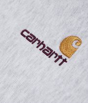 Carhartt WIP American Script Half Zip Sweatshirt (ash heather)