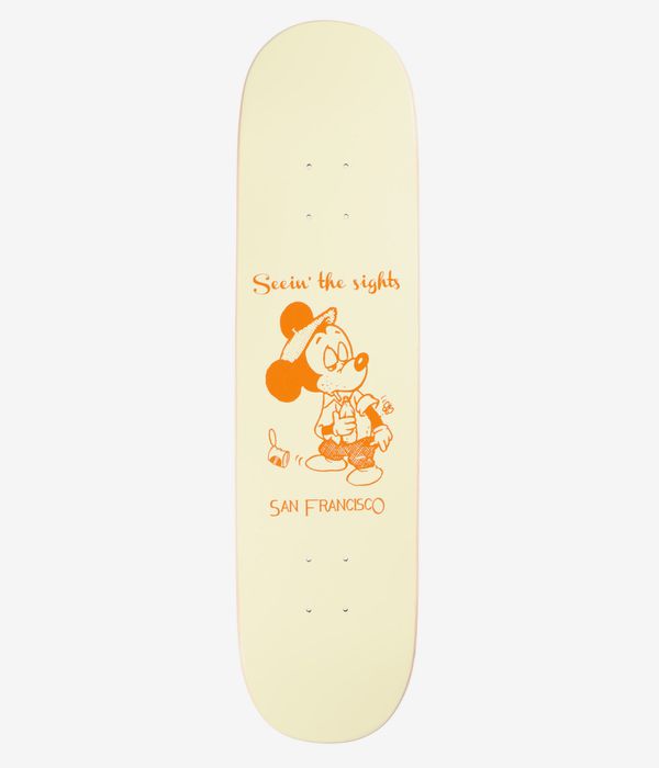 Snack Seein The Sights 8.125" Planche de skateboard (cream)