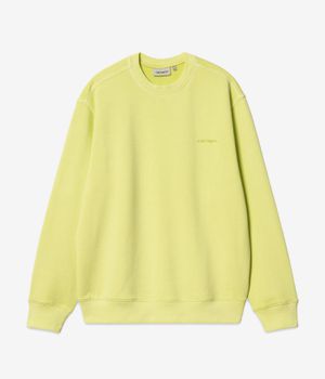 Carhartt WIP Duster Script Sweatshirt (arctic lime garment dyed)