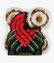 Powell-Peralta Dragons Symmetrical Bomber Wheels (off white) 60 mm 88A 4 Pack