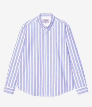 Carhartt WIP Deven Oxford Shirt (stripe bleach white)