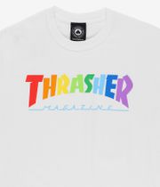 Thrasher Rainbow Mag Camiseta (white)