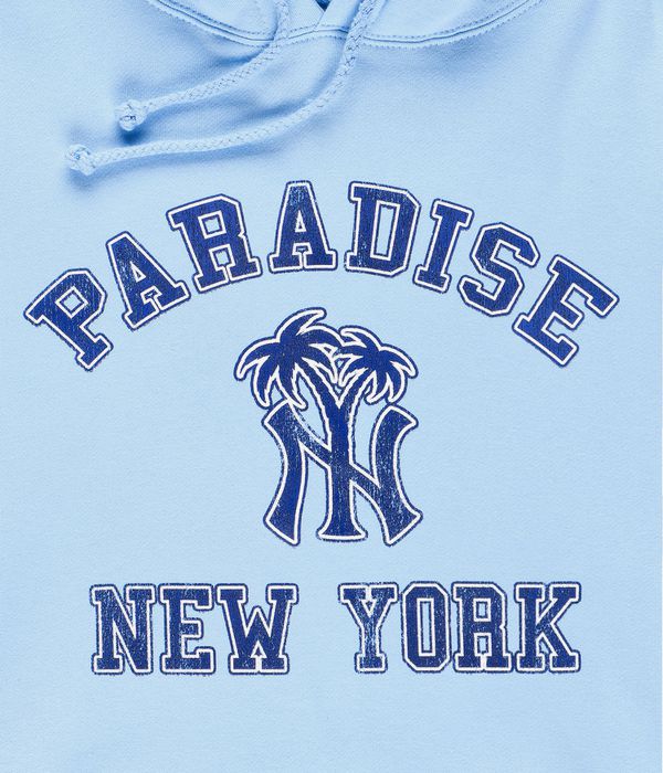 Paradise NYC NY Palm Logo Felpa Hoodie (light blue)