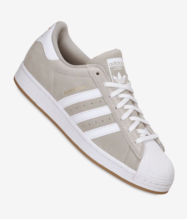 adidas Skateboarding Superstar ADV Schoen (clear granite white gold)