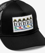 Fucking Awesome Spike Repeat Embroidered 5 Panel Cap (black)