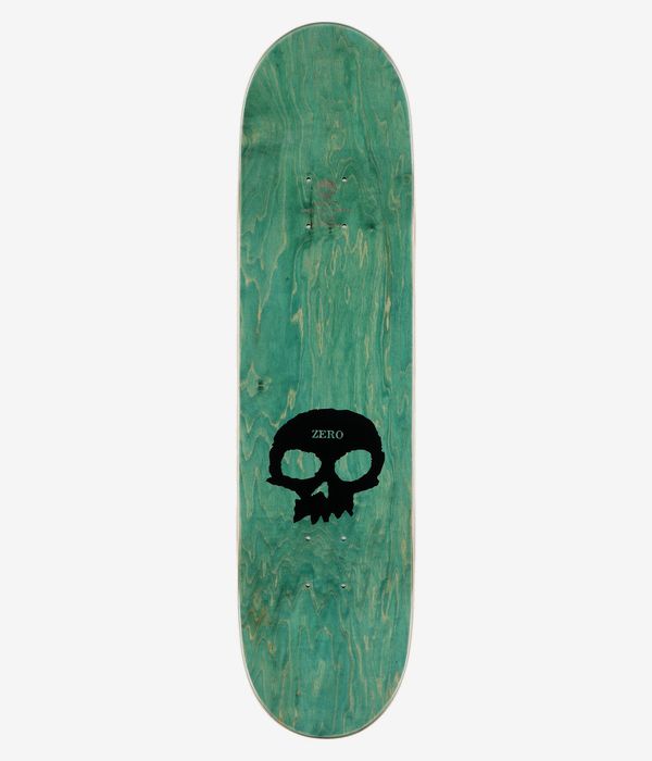 Zero Team Single Skull 8" Skateboard Deck (black)