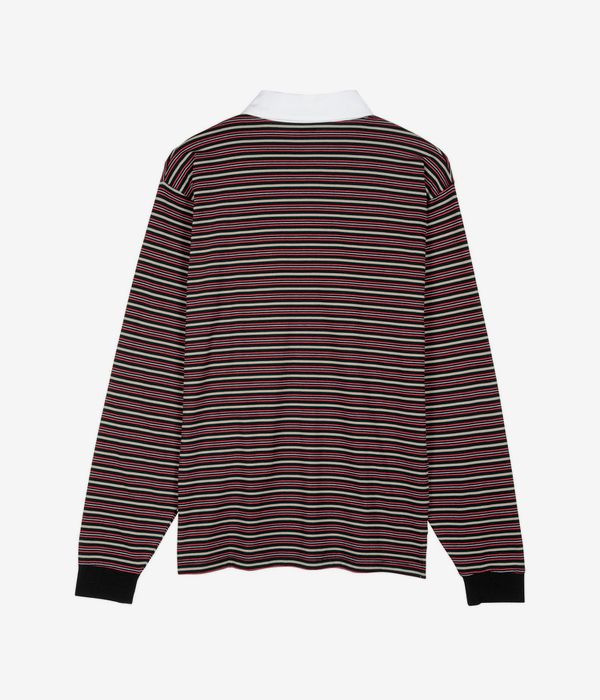 Santa Cruz Mini Hand Stripe Polo Long sleeve (black stone stripe)