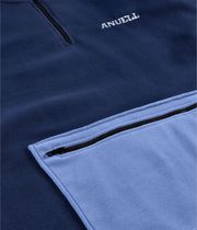 Anuell Kozor Fleece Half Zip Sweatshirt (navy light blue)