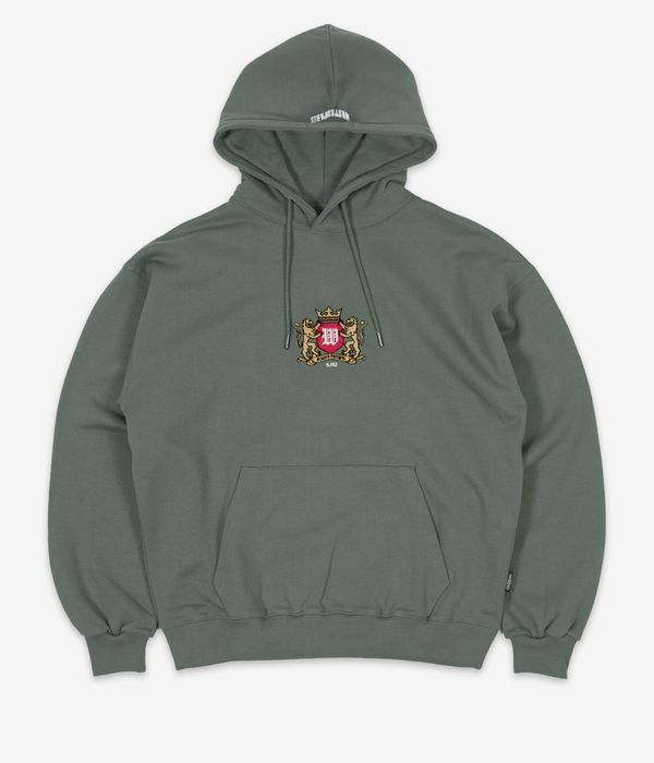 Wasted Paris Crest Hoodie (lichen green)
