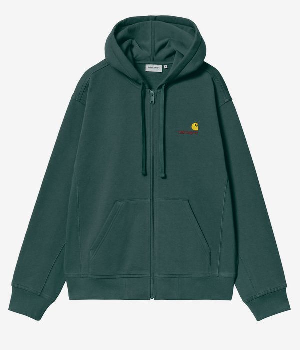 Carhartt WIP America Script Zip-Hoodie (conifer)