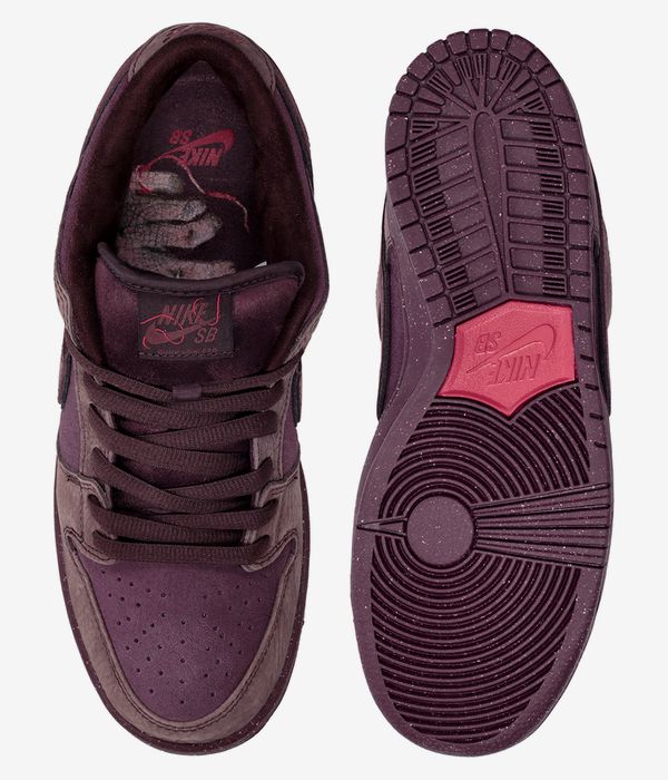 Nike SB Dunk Low Premium Chaussure (burgundy crush dark team red)