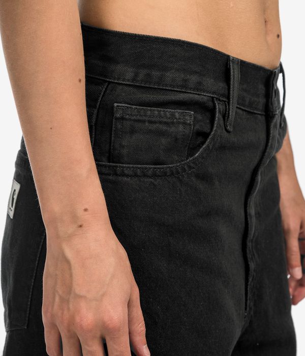 Carhartt WIP W' Brandon Pant Smith Broeken women (black stone washed)
