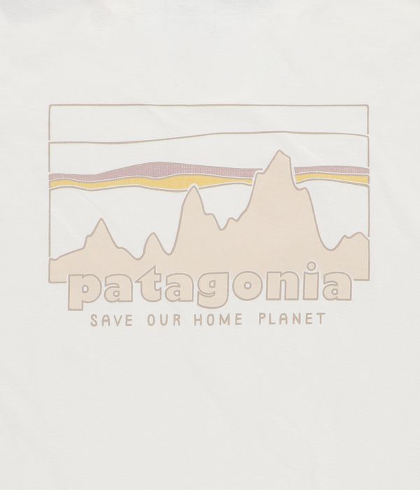 Patagonia 73 Skyline Organic T-Shirt (birch white)