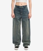 Carhartt WIP W' Brandon Double Knee Pant Smith Jeans women (blue worn used wash)