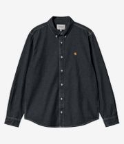 Carhartt WIP Weldon Perry Camicia (black stone washed)