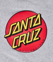 Santa Cruz Classic Dot Chest Felpa Hoodie women (heather grey)