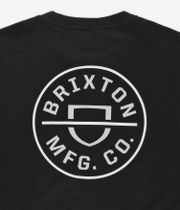 Brixton Crest STT Long sleeve (black mineral gey white)