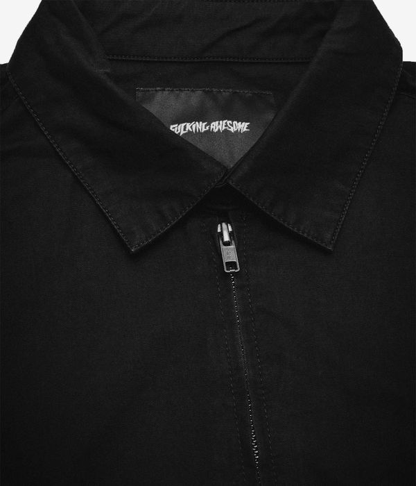 Fucking Awesome Washed Harrington Jacket (black)
