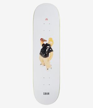 SOUR SOLUTION Snape Guiri Co. 8.125" Planche de skateboard (white)