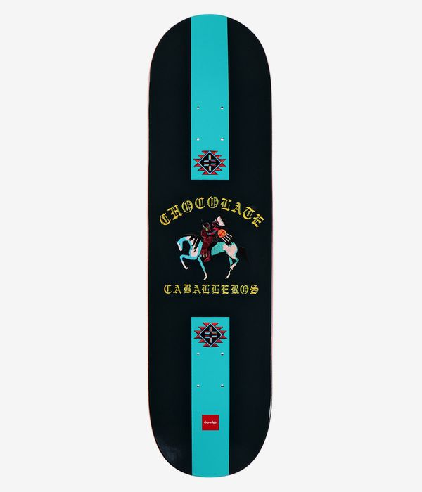 Chocolate Perez Caballeros 8.5" Skateboard Deck (green)