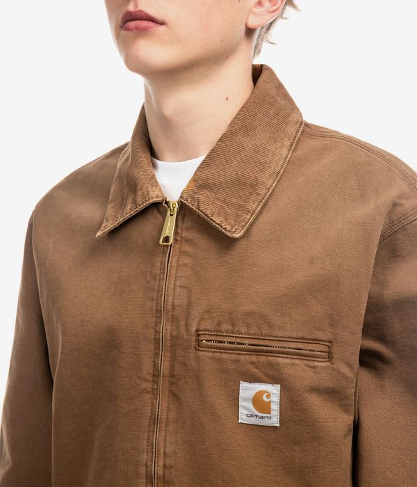 Carhartt WIP Detroit Organic Dearborn Jacket (hamitlon brown stone canvas)