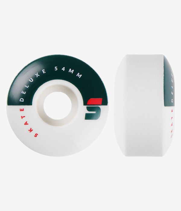 skatedeluxe Athletic Series Ruote (white) 54mm 100A pacco da 4